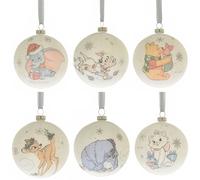 Magical Beginnings - Set of 6 Baubles Disney Multi One Size