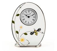 widdop Sophia Mantel Wire & Glass Bee Clock