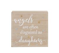Widdop Thoughts Of You Mantel Plaque - Angels Are Often Daughters