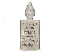 Widdop Thoughts of You Memorial Candle Light - Husband