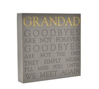 Widdop Thoughts Of You Memorial Square Plaque - Grandad