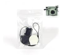 Wide 400 Flash Knob 3-Gear Exposure Shutter Cover for Polaroid Camera - Anti-Mistouch Design - Black/Moss Green - PLA+PP Material (Black)
