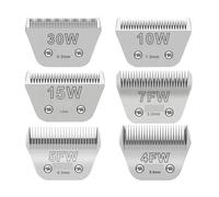 Wide A5 Grooming Blade，Compatible For Andis Oster Wahl Animal Clippers | Detachable Wide Pet Horse Grooming Blade，Compatible For Andis Oster A5 Wahl KM Furzone Laube Clippers(6 pc set)