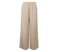 Wide and Elegant Satin Lounge Pants for Women COMMA Beige 38 Long