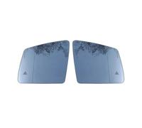 Wide Angle Blind Spot Warning Rear Side Mirror Glass BSM For Benz For GL ML For GLE Class W164 2010 2011 2012 2013 2014-2018 Heated Convex Wing Mirror(A pair)