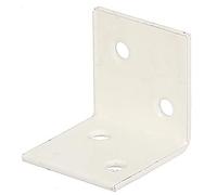 Wide-Angle Bracket Assymetrical 30 x 30 x 30 mm / 50 STK. White