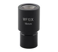 Wide Angle Eyepiece 23.2 mm 5X to 25X Microscope Accessories Full Metal for Students Researchers Laboratory Supplies (WF10X)