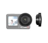 Wide Angle Lens for DJI Osmo Action 5 Pro - 180° Ultra-Wide View, Dual-Layer Coated, Scratch-Resistant, Lightweight & Compact with Threaded Mount