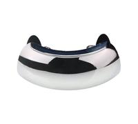 Wide Angle Motorcycle Mirror - Panoramic View 180 Degrees, Adjustable Safety, Elimination Blind Spots, ABS Accessories Case for Street Sport Bike Scooter ATV Pilot Travel