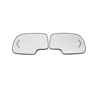 Wide Angle Rearview Rear View Mirror Heated Glass For The Door Wing Rearview Mirror Side Lens For Chevy For Avalanche For Silverado For Suburban For Tahoe 1500 3500(Onecolor)