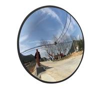Wide Angle Security Mirror - Heavy Duty Round Observation Lens Flexible Mount | Safety of Industrial Parking Lots, Hallways, Shops and Office Entrances, Privacy Screen for Indoor and Outdoor Use