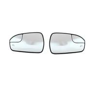 Wide Angle Wing Mirror Glass Car Heated Mirror For American Version Of The For Mondeo Fusion 2013 2014 2015 2016 2017 2018 2019-2020(A pair)