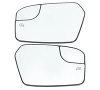 Wide Angle Wing Mirror Glass For Fusion 2011-2012 Rearview Mirror Glass Lens Heated Small And Large Side Mirror Glass Lens(1 pair)
