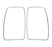 Wide Angle Wing Mirror Glass For Nissan For NV400 2012 2013 2014 2015 2016 2017 2018 2019 2020 2021 2022 Heated Side Mirror Glass Replacement(A Pair)