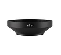 Wide-Angled Lens Shade for DSLR Cameras 39mm 40.5mm 43mm 46mm 49mm 52mm 55mm 58mm 62mm 72mm 77mm 82mm Metal Lens Protections Hood