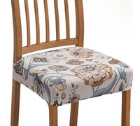 Wide application: suitable for restaurants as shown in the picture. Package contents: for seat covers for chairs, please note real (D)