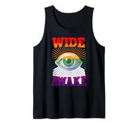 Wide Awake Awareness Eye Design Higher Conscious Mind Energy Tank Top