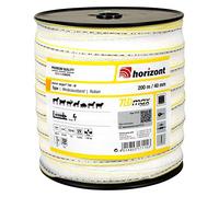 'Wide Band Conductor "Ranger T40 W (Width 40 mm Length 200 m spool) 8 Conductor (Yellow/White)