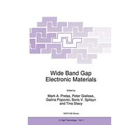 Wide Band Gap Electronic Materials: 1 (NATO Science Partnership Subseries: 3, 1)