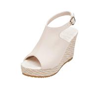 Wide band platform sandals for women with T strap slingback, summer everyday comfort wedge shoe water resistant holiday vacation travel sandal