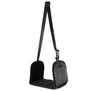 Wide Base Footrest Not Squeezing Adjustment Strap Small Storage Bag Small Folding Foot Hammock for Travel Memory Foam Foot Rest