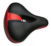 Wide Big Bum Saddle Seat Bicycle Cycling With Gel Comfort & Anti-Scratch Red