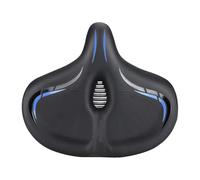 Wide Bike Saddle Cushion - Oversized Padded Seat, Shock-Absorbing Pad | Comfortable Bike Seat, Thick Soft Bicycle Cover for Mountain Cycle, Road Ride, Folding Transporter, Urban, Outdoor Tour