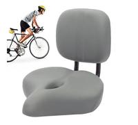 Wide Bike Seat - Padded Comfort Seat, Saddle Pad | Wide Memory Foam Cushion, Shock Resistant Backrest Support, Bicycle Gear