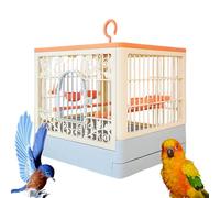 Wide Bird Cage Ventilation Hut with Detachable Food Tray