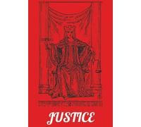 Wide Blank Journal Notebook - Justice & The Emperor Tarot Cove: 110 Pages | 6x9" | 2025-2026 Calendar | Unlined Wide Pages for Writing, Sketching, Planning & Reflection