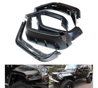 Wide Body Extended Off-Road Rivet Wheel Arches Trim Fender Flare Kit For 2007-2018 Wrangler III MK3 JK