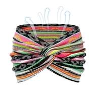 Wide Boho Headbands for Women,Printed Yoga Hairbands | Stylish Breathable Headwear for Wives Wedding Ladies Running Girls Music Festival Yoga Casual Wear Enthusiasts Cycling