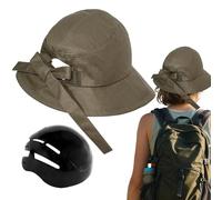 Wide Brim Cycling Helmet Cap | Lightweight Impact-Resistant Sun Hat | Removable ABS Shell For Outdoor Sports, Fishing | Unisex 58-60cm Urban Safety Headwear