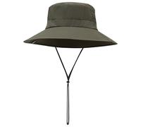 Wide Brim Fishing Hat, Men's Sun Hat, Sunlight Protection UPF 50+, Adjustable Chin Strap, Quality Waterproof Nylon, Laser Perforated Design, Breathable for Hiking, and Sports