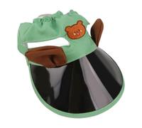 Wide Brimmed Pet Sun Hat for Dogs Cats Rabbits Guinea Pigs Headgear Lightweight Breathable Fabric Breathable Sun Hat for Dogs
