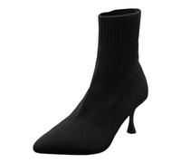 Wide Calf Cowboy Boots Women's mid Calf Boots Coffee Knee high Wellies Size 6 Ankle for Women UK Size 7 Garden Shoes Ladies Cowboy 6 no 7 Ladies