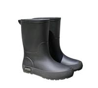 Wide Calf Wellies For Women Rain Boots Waterproof Thick Sole Wellington Fishing, Outdoor Work, Car Washing & Camping - Non-Slip Garden Wet Weather UK Size 3.5-6.5 (Black,3.5)