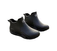 Wide Calf Wellies for Women Waterproof Boots Ladies Garden Shoes Boot Jackets Short Rain Boots Men for Women Ankle Fishing Boot Comfortable Garden Work Shoes Lightweight Boating Camping Sailing Young
