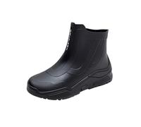 Wide Calf Wellies Ladies Waterproof Boots Gardening Shoes Road Wolf Boots Men's and Women's Rain Water Shoes Couples' Same Style Top Rubber Casual Fashion Outdoor Work Fishing Car Wash Kitchen Non Sli