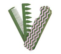 Wide Comb - Flexible Detangling Comb ¦ Sturdy Hair Combs for Wet Curls, Texture Brush with Detangling Function, Volumizing Hair Accessories, Styling Bristle Combs for