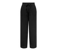 ONLY Womens Onltizana Cotton Loose Pants WVN Fabric Trousers, Black, S UK