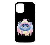 Wide Eyed Kitten Winter Cute Feline Portrait Graphic Cat Case for iPhone 12/12 Pro