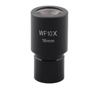 Wide Field Microscope Eyepiece 23.2mm 5X-25X Magnification - Metal Optical Lens for Lab School Research - Compatible with Biological & Student Microscopes(WF10X)