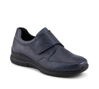 Wide Fit Adjustable Fitting Monk Shoes - Navy Size 6