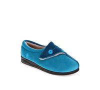 Wide Fit Antibacterial Slippers Pavers Blue 5