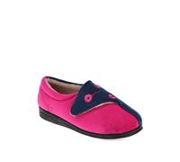 Wide Fit Antibacterial Slippers Pavers Pink 9