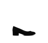 Wide Fit 'Bracket' Suede Court Shoes Dune London Black 3
