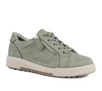 Wide Fit Dual Fasten Trainers - Sage Size 7