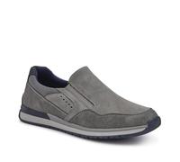 Wide Fit Elasticated Slip On Shoes - Grey Size 9