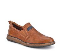 Wide-Fit Elasticated Slip-On Shoes - Tan Size 9